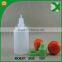 plastic 50ml ldpe ejuice favor bottle with long thin tip