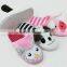 OEM Lady Pop Bowknot Winter Warm TPR Indoor Slipper