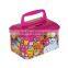 Kids metal money box with lock for wholesale/saving bank/tin money box/tin coin box