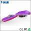 Five grade temprature control hair straightener brush lcd