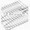 High Quality New Chrome Plated Non-stick BBQ Wire Mesh Triple Fish Grill Basket