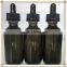 sample glass eye dropper 50 ml black matte glass dropper bottles for e liquid bottle 30 ml black glass