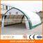 Wind resistant PVC fabric storage metal sheds