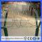 BTO22 450mm coil diameter galvanized concertina razor barbed wire(Guangzhou Factory)