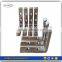 Customized aluminum die casting parts of right angle built-in fittings