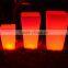 rechargeable led flower pot with color changing oriental flower pots for whloe sale