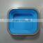 Food Grade FDA Silicone Foldable Lunch Box, Collapsible Silicone Lunch Box