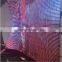 Large p25 black fireproof velvet fabric video curtain led display