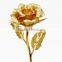 24k 16cm gold foil rose flower best Valentines Wedding Mother's day gift with gift box