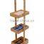 Inno-crea Free Standing Bamboo Bathroom Storage Rack