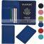RFID Passport Holder, Cowhide Leather RFID Blocking Passport Case Cover Holder
