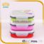 Silicone collapsible school lunch box