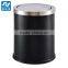 Indoor stainless steel swing lid waste disposal bin