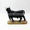 OEM hot sale cheap polyresin bison statue wholesale