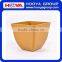 Assorted Colors Bamboo Biodegradable Bamboo Fiber Flower Pots Garden Flower Pots