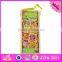 2016 new design 23 pieces educational toy wooden magnetic puzzles for toddlers W14J002
