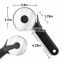 pizza wheel cutter and slicer stainless steel pizza cutter with Silicone Handle