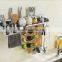 Cheap oem high end multi 304 stainless steel Wall Mounted storage holder rack as seen on tv