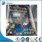 2016 New Amusemnt Pinball Wholesale Market Top Brand Metal And Wood Cabinet Pinball Machine for Kids And Adults Cheap pi