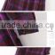 2015 women printed button front Plaid Chiffon long shirt top kimono cardigan blouse