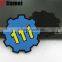 jiamei Custom grament silicon patch clothing pvc rubber badge