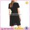 New Fashion Tie Waist Design V Neck Short Sleeve Women Wrap Dress