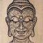 Buddha Jute tote bag, Yoga Jute bag, Buddha bag,