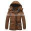MSW0033 The British men's winter clothing wholesale autumn long cotton men's slim thick coat collar windbreaker male models