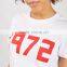 Custom quality slogan in industries blouse garment 1972 slogan tee