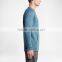 Custom sportswear modern neck kangaroo pocket fleece sweatshirt men
