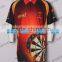 Fashional design sublimation printing custom dry fit sublimation print dart shirts men jersey