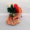 Korean baby girls hair accessories kids chiffon lace headband large artificial flower garment accessory