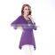 Wholesale famous new model round neck design of blouse with beadings