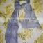Cotton tie & dye check scarf