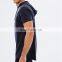 man short sleeve streetwear jersey thin hoodie