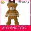 Custom teddy bear design backpack 42cm super soft fabric Pass CE testing