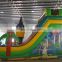 Double Lane Digitally Printed Jungle Gorilla Inflatable Slide