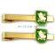 2014 Gold plated cheap tie clip with custom logo