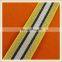 2016 popular gold custom metalic ribbon/ elastic waistband with lurex for garment/dress decorative