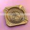 Square with rounded corners plating bronze injection processing ashtray wholesale