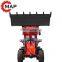 1.6ton Heavy construction equipment mini wheel underground loader, front end loader attachments