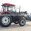 100hp 4wd farm tractor 1004 with front loader and backhoe