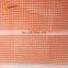 Fire resistant orange polyethylene fence shade cloth