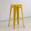 modern cheap industrial stackable metal bar stools