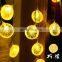 2M /3M Christmas Tree led lemon orange slices string light Yard Wedding Home Party Bedroom