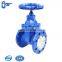 Chemical industry stainless steel disc ductile iron body soft seal gate valve