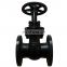 steel  GOST standard cast ductile iron double disc water seal flange type gate valves