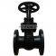 kitz GOST standard cast iron double disc stem water direct buriedflanged gate valve