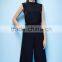 New Design High Waist Sleeveless Capri Wild Leg Jumpsuit