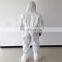 Disposable chemical clothing coverall suit